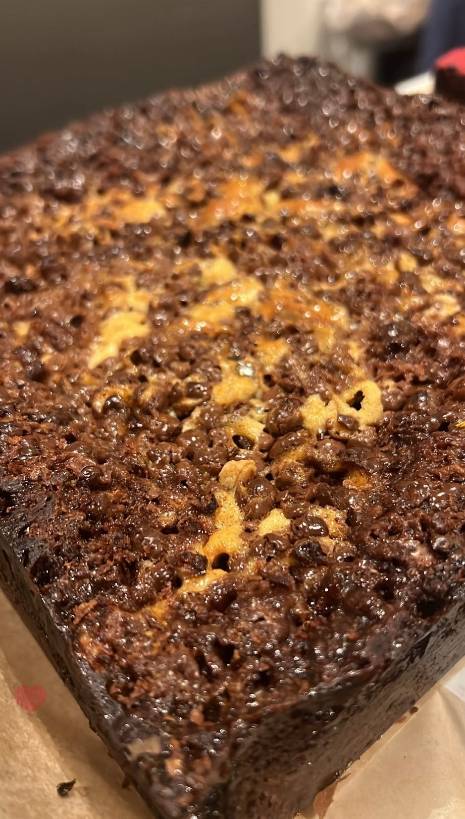 Crunchy Honey Brownie