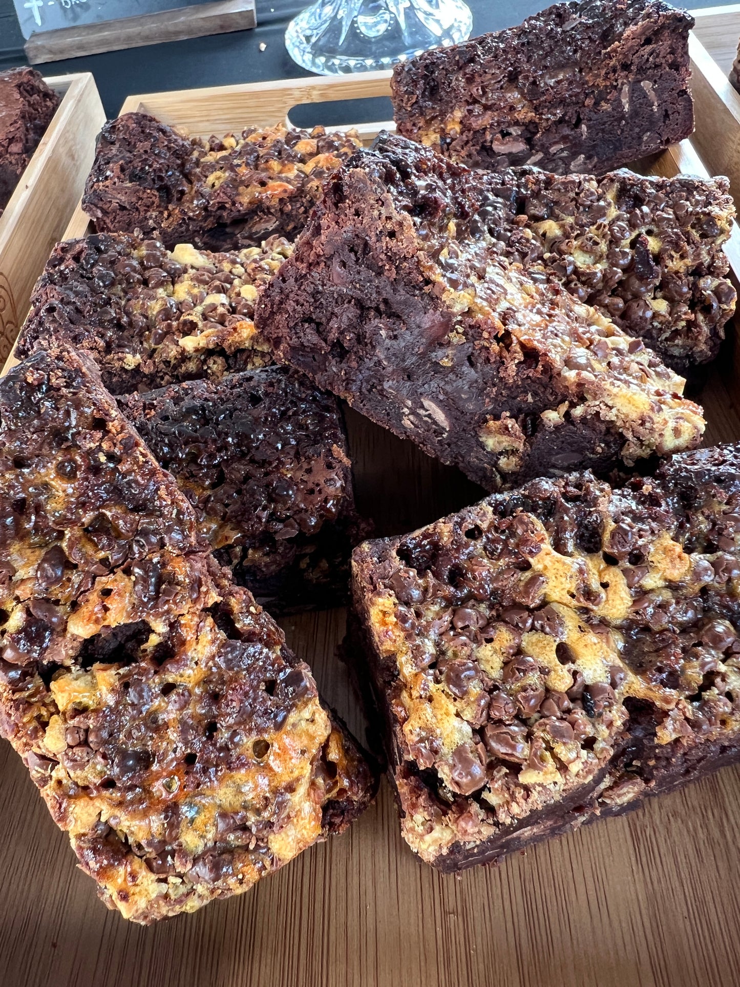 Crunchy Honey Brownie