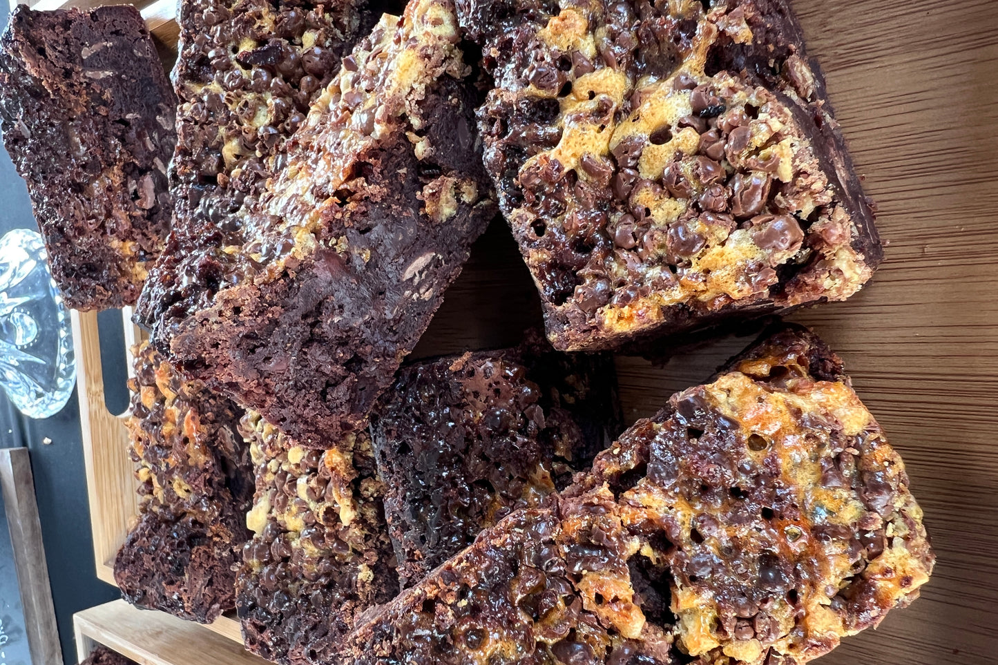 Crunchy Honey Brownie