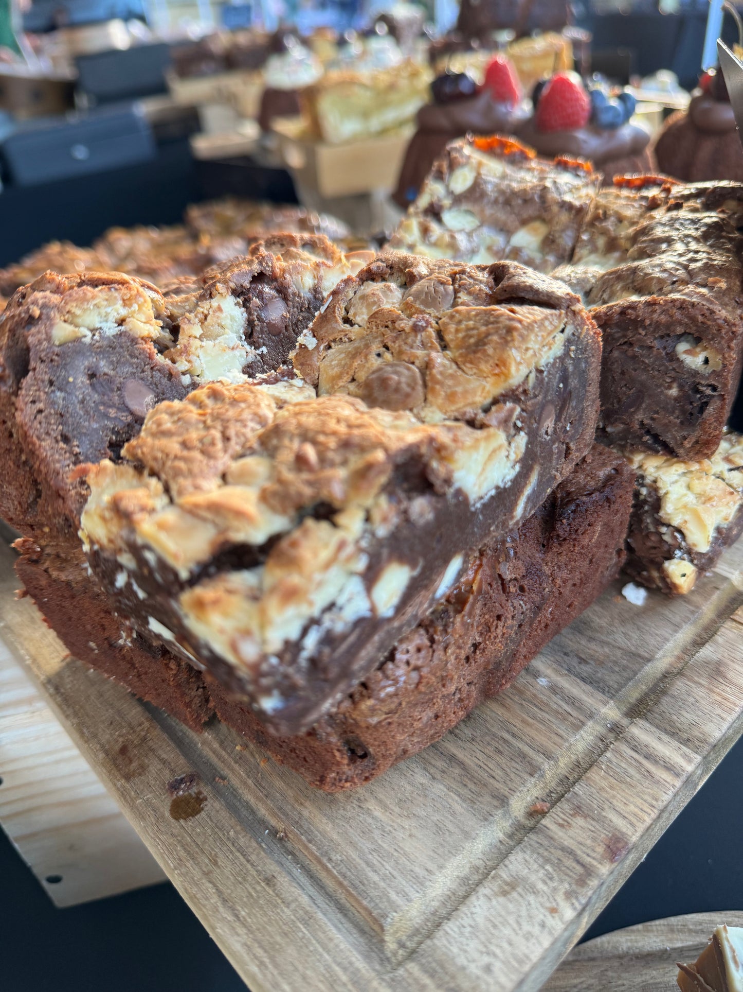 White Toblerone Brownie (GF)