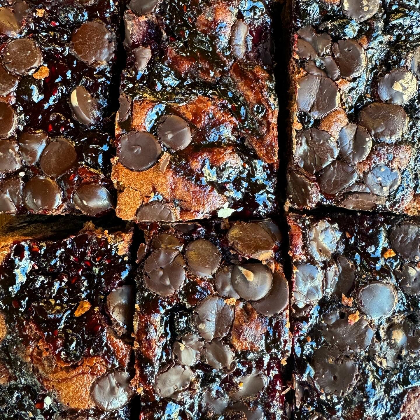 English Berry Brownie (Vegan) (GF)